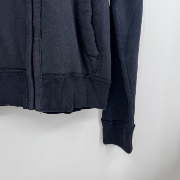 Hollister Co. Men's Navy and Blue Hoodie Unisex woman’s too baby thick collar si - Picture 4 of 10